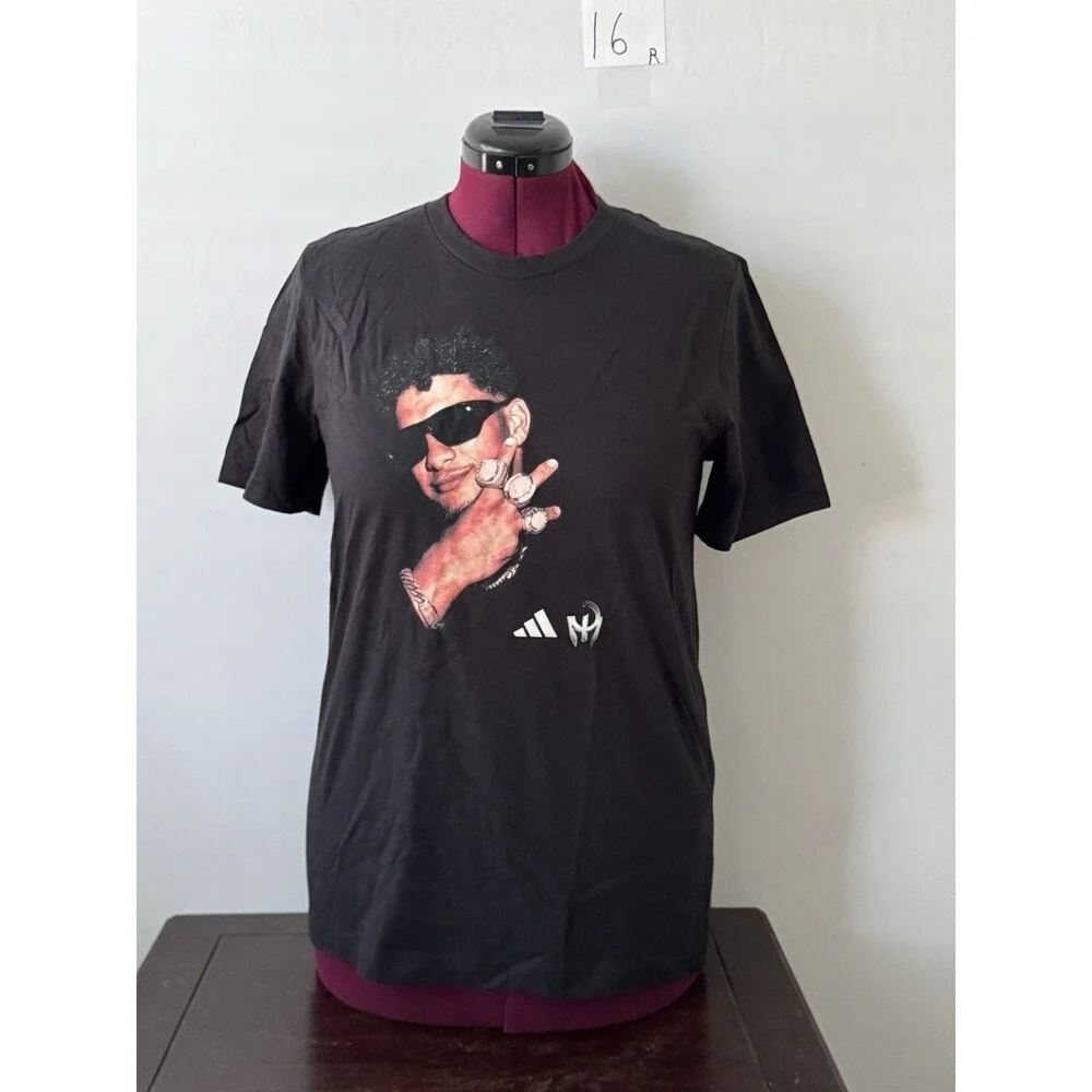 Adidas x Patrick Mahomes Graphic T-Shirt Men’s Small NWT Black NFL